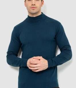 Свитер мужской однотонный, цвет синий, 161R1770