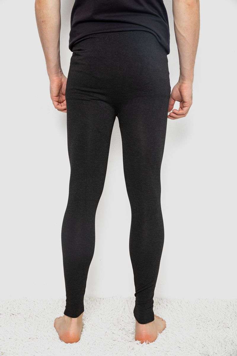 Подштанники мужские трикотажные бесшовные, цвет темно-серый, 139R1833 — изображение 4