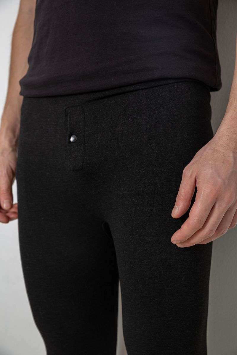 Подштанники мужские трикотажные бесшовные, цвет темно-серый, 139R1833 — изображение 5