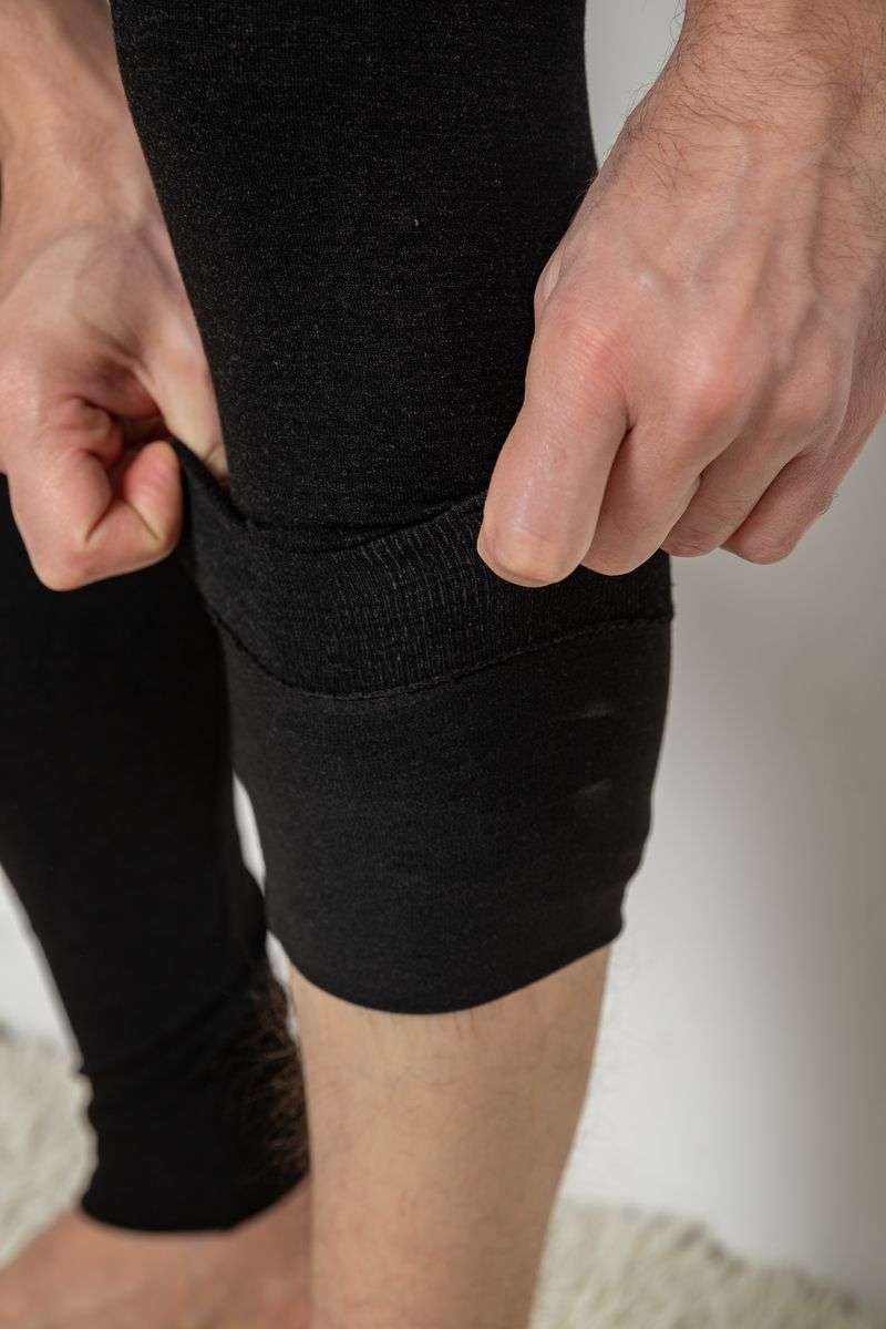 Подштанники мужские трикотажные бесшовные, цвет темно-серый, 139R1833 — изображение 6