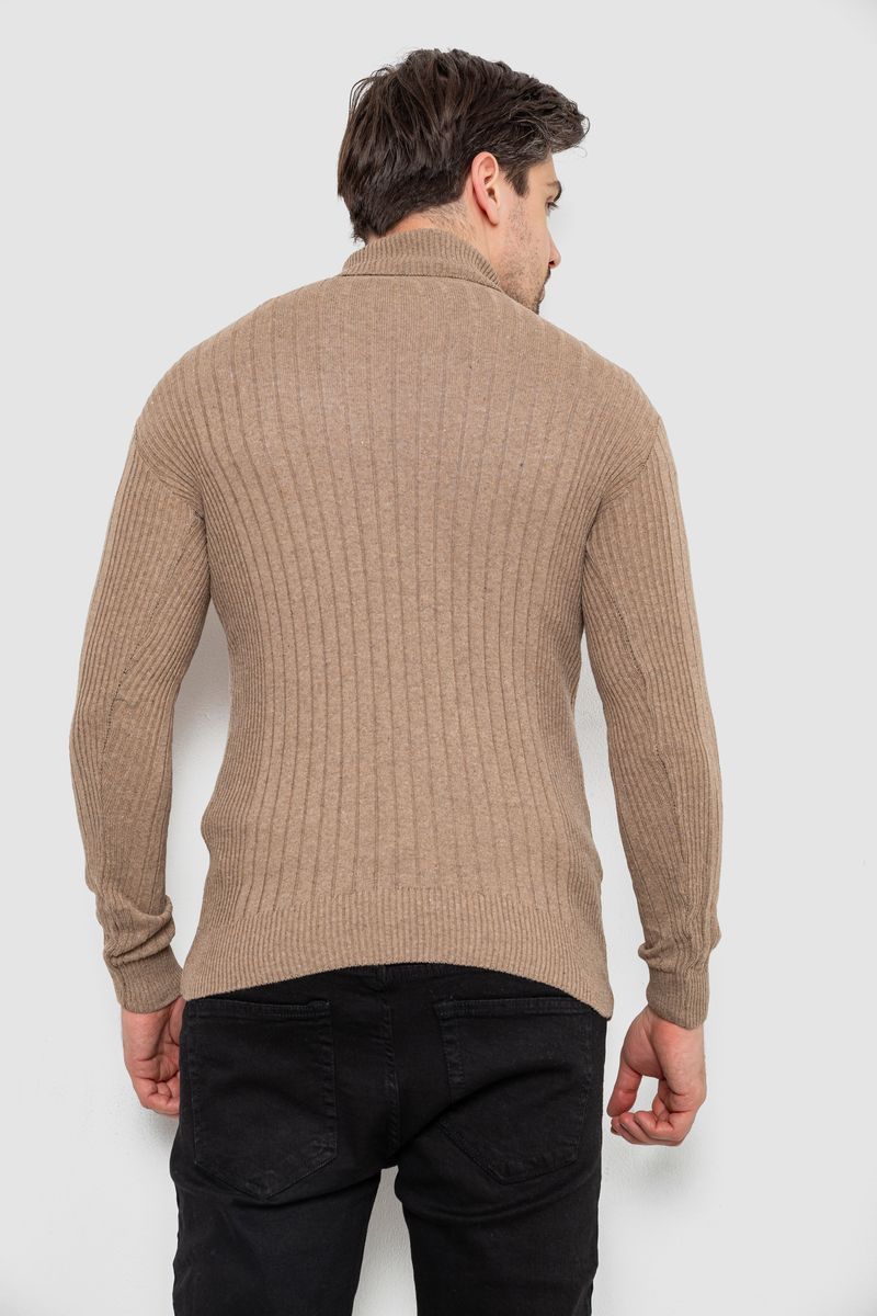 Гольф мужской, цвет темно-бежевый, 238R56889 — изображение 4