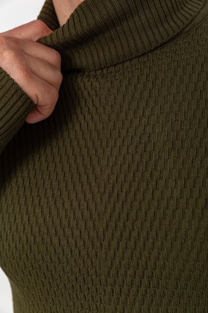 Гольф мужской, цвет хаки, 161R857 — изображение 5