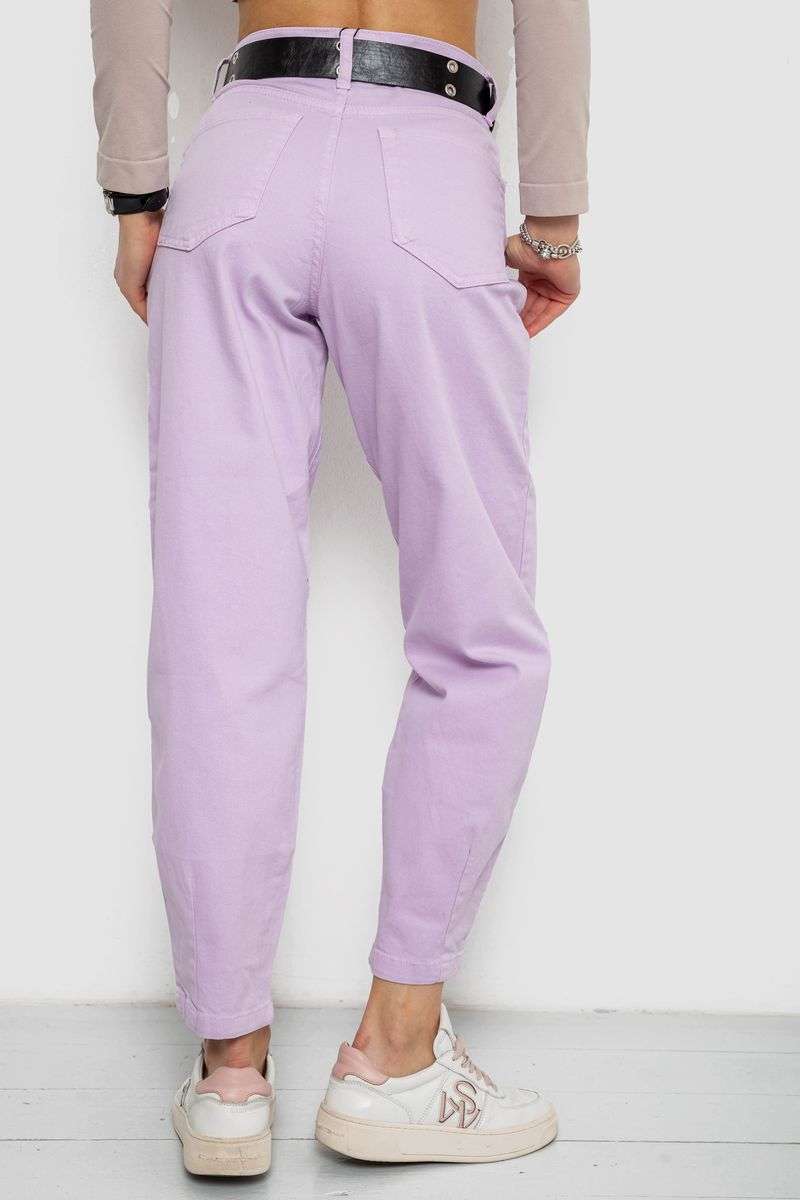 Джинсы женские баллоны, цвет сиреневый, 250R00276 — изображение 4