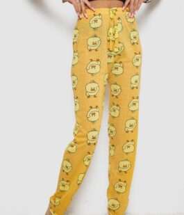 Штаны женские домашние, цвет желтый, 238R58009