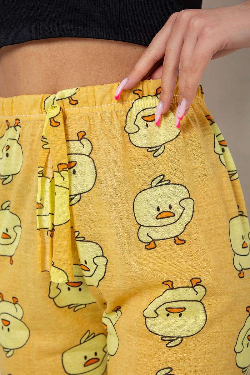 Штаны женские домашние, цвет желтый, 238R58009 — изображение 5