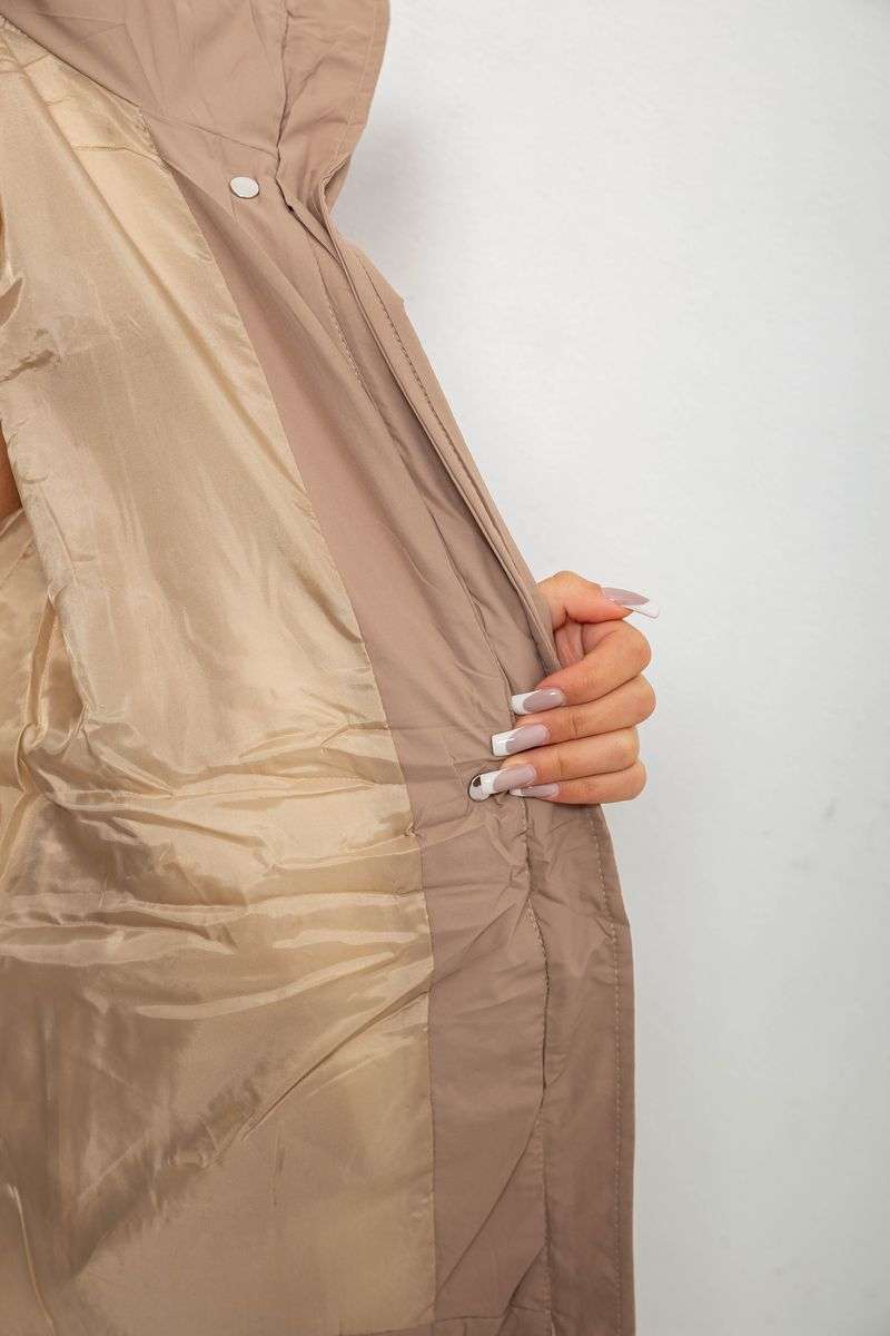 Куртка женская, цвет бежевый, 244R866 — изображение 6