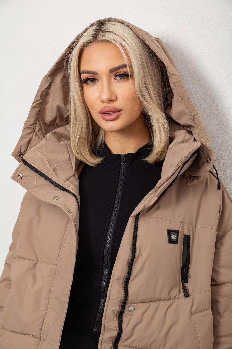 Куртка женская, цвет бежевый, 244R866 — изображение 7