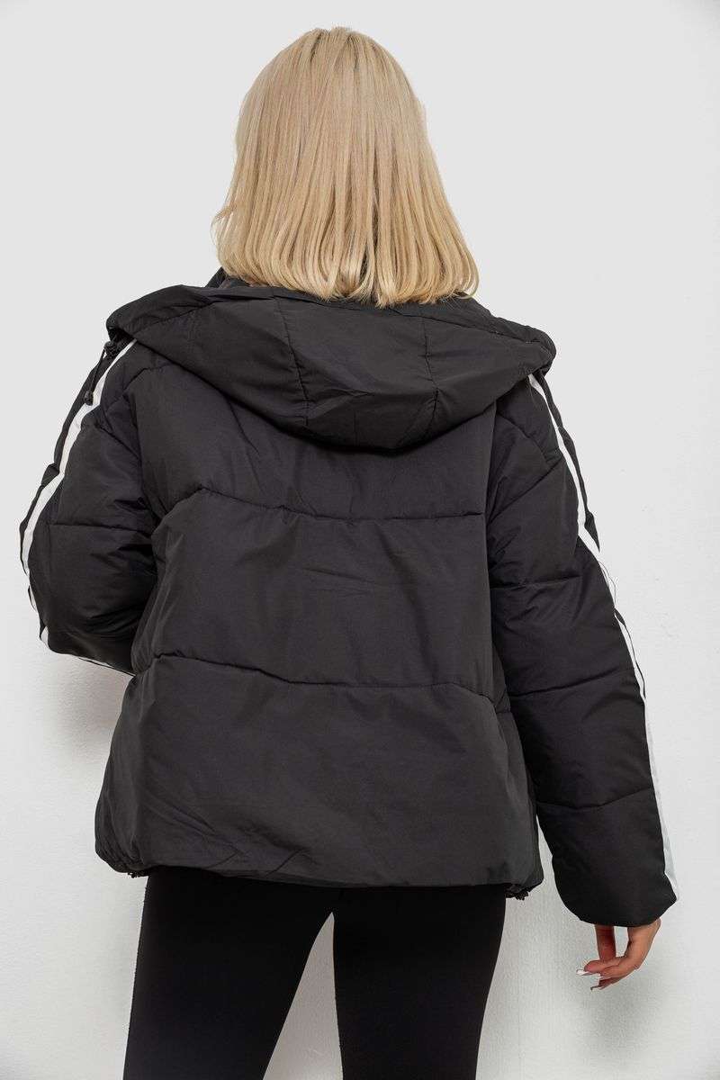 Куртка женская, цвет черный, 244R866 — изображение 4