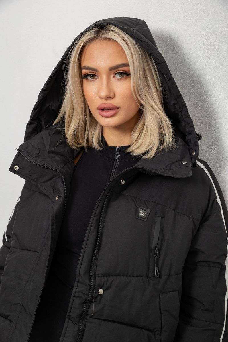 Куртка женская, цвет черный, 244R866 — изображение 5
