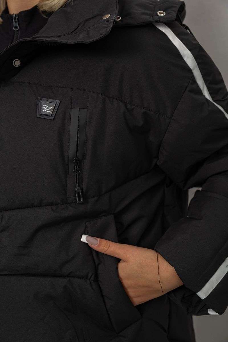 Куртка женская, цвет черный, 244R866 — изображение 6