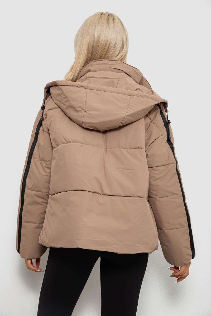 Куртка женская, цвет бежевый, 244R866 — изображение 4