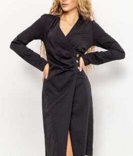 Платье, цвет черный, 176R1050