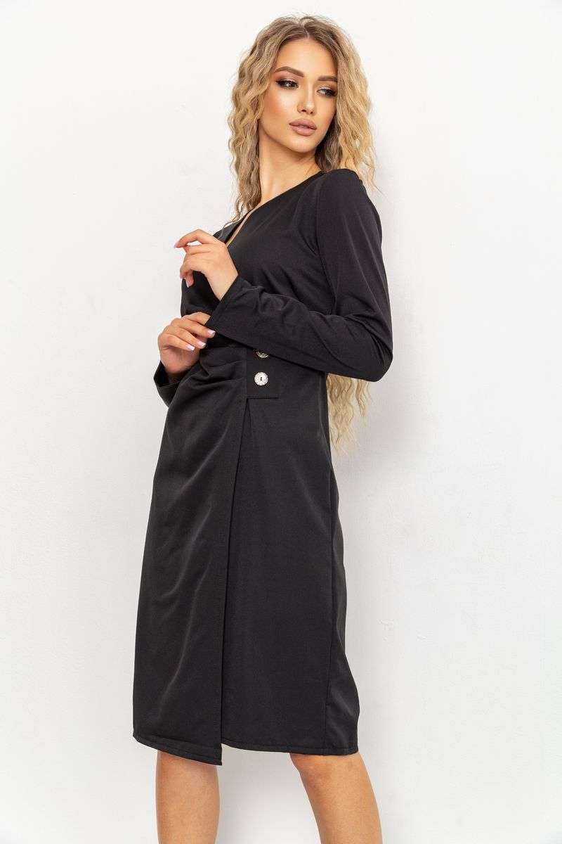 Платье, цвет черный, 176R1050 — изображение 4