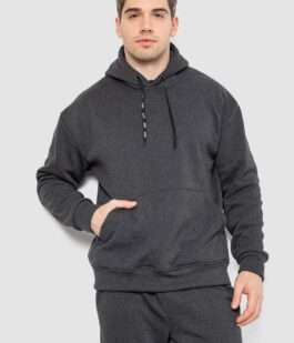 Спорт костюм мужской на флисе, цвет темно-серый, 190R235