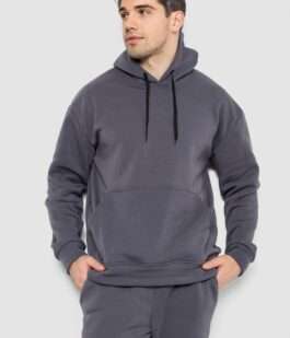 Спорт костюм мужской на флисе, цвет серый, 190R235