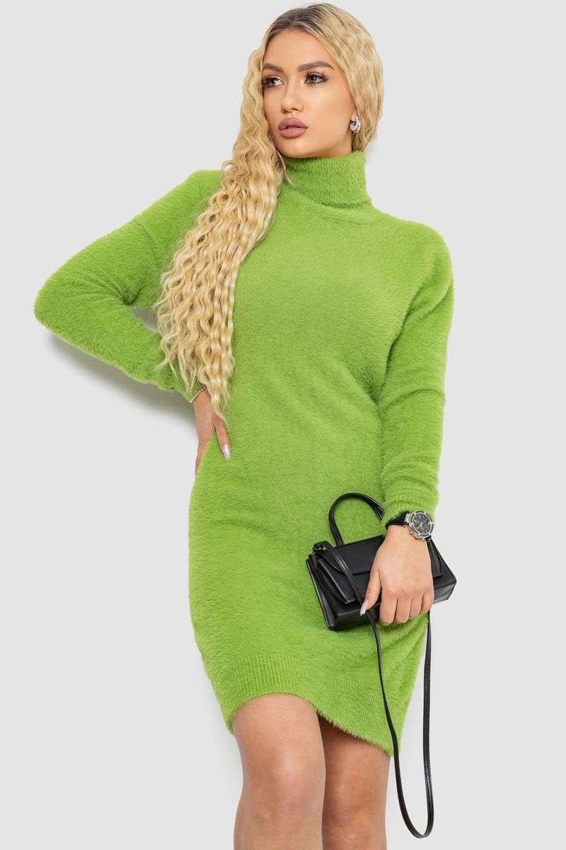 Платье -гольф травка