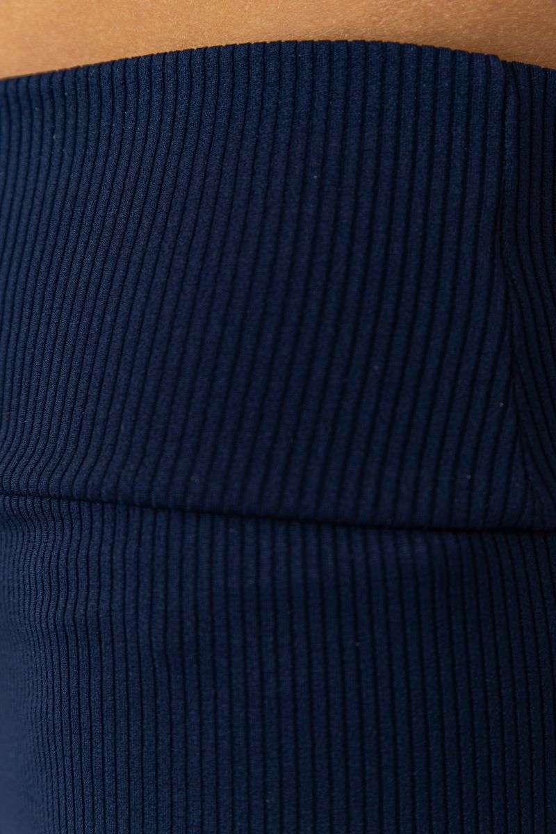 Лосины в рубчик, цвет темно-синий, 241R100 — изображение 5