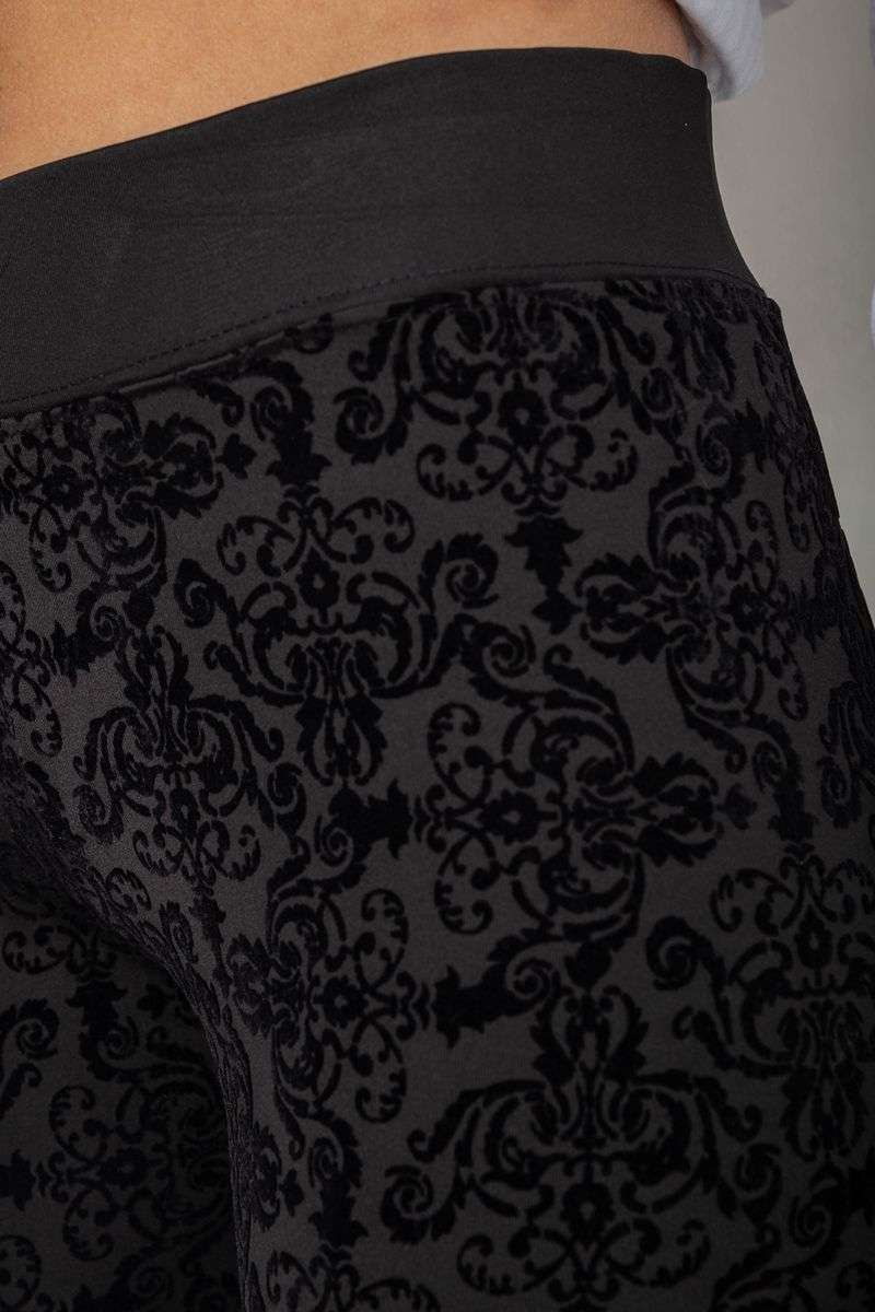 Лосины однотонные, цвет черный, 238R327 — изображение 5