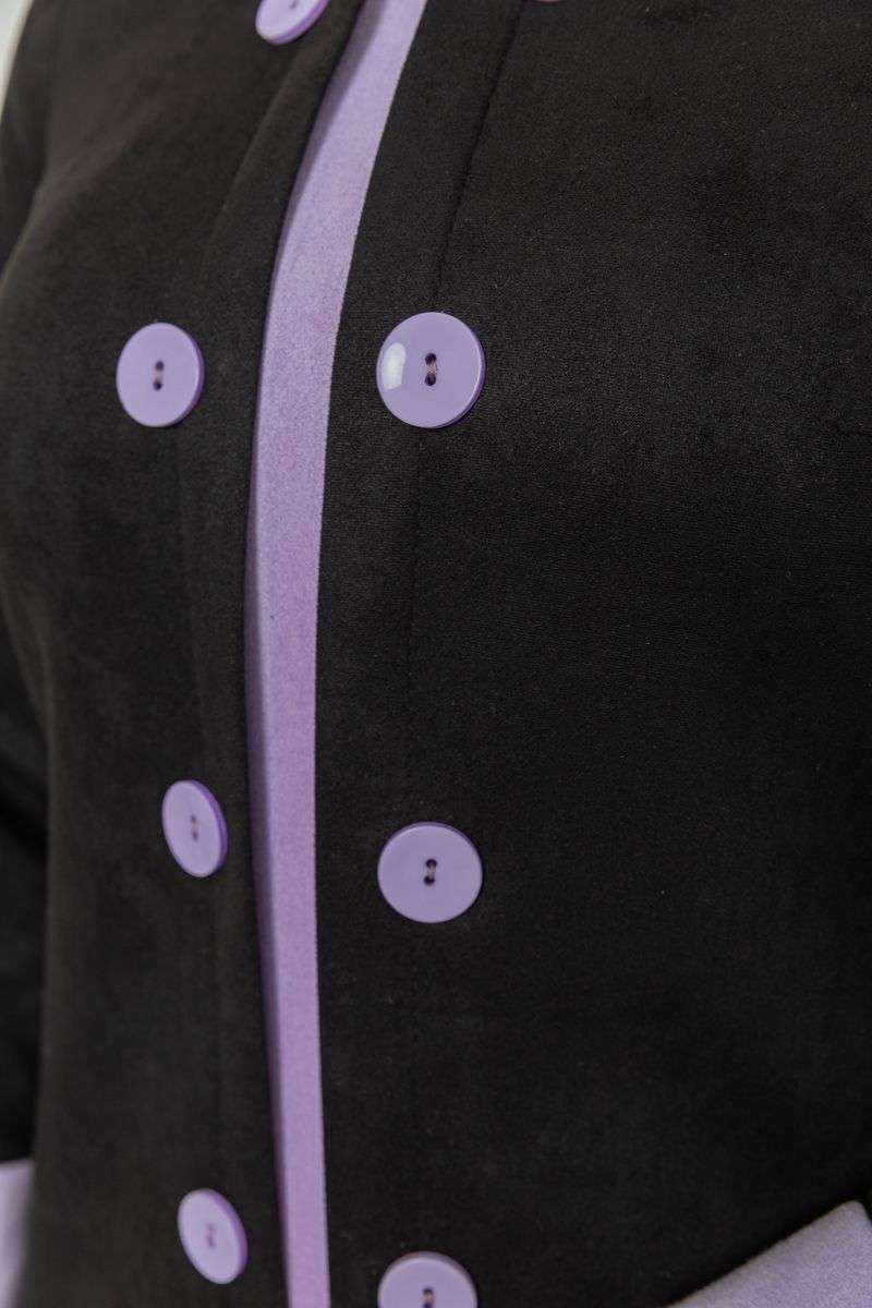 Платье классическое, цвет черный, 183R702 — изображение 5