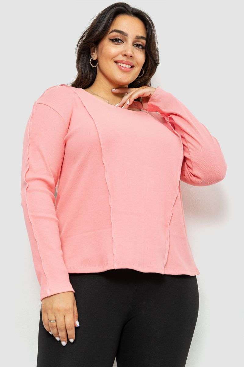 Лонгслив женский в рубчик