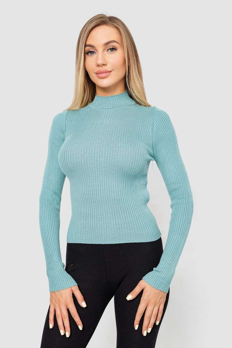 Водолазка женская в рубчик