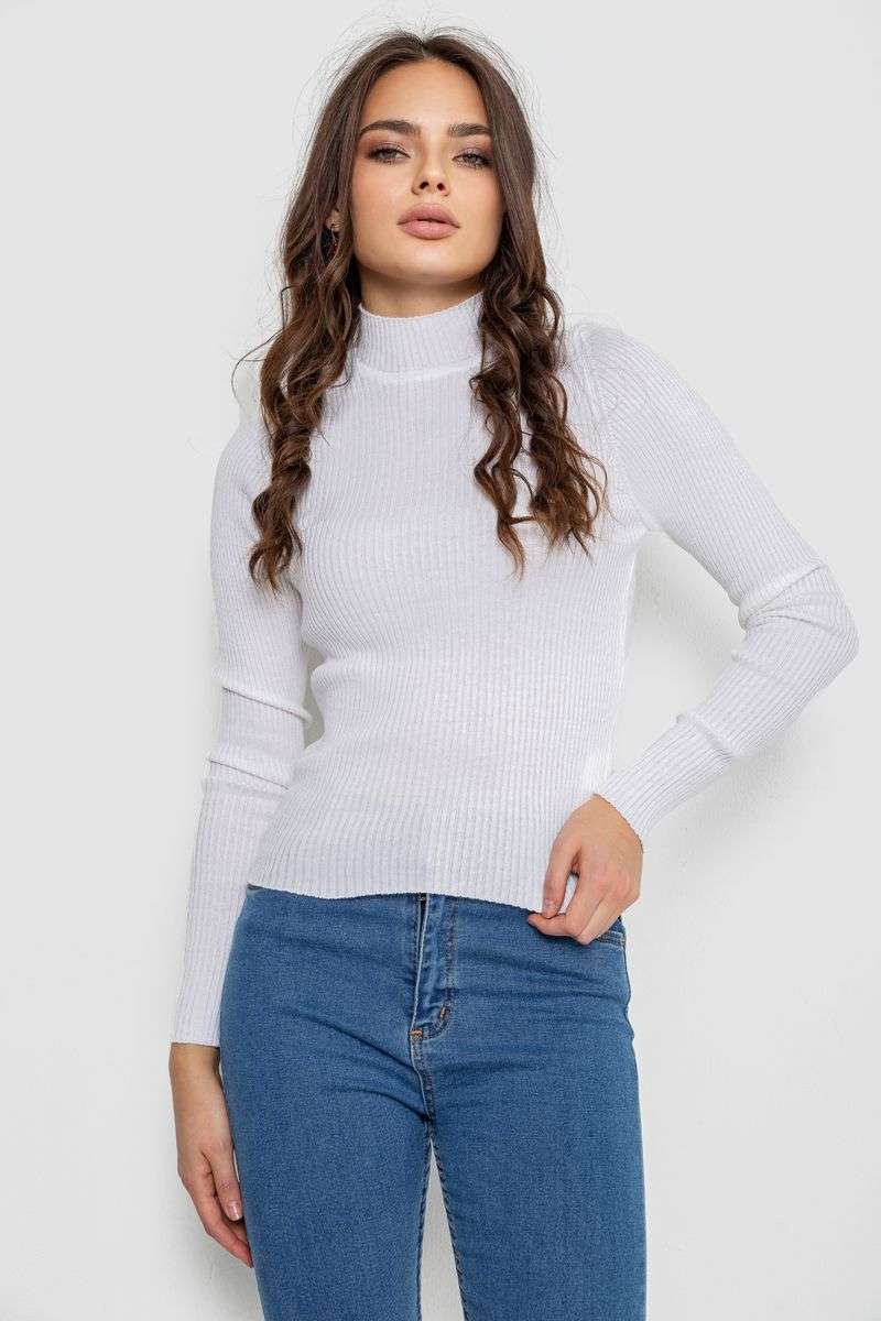 Водолазка женская в рубчик