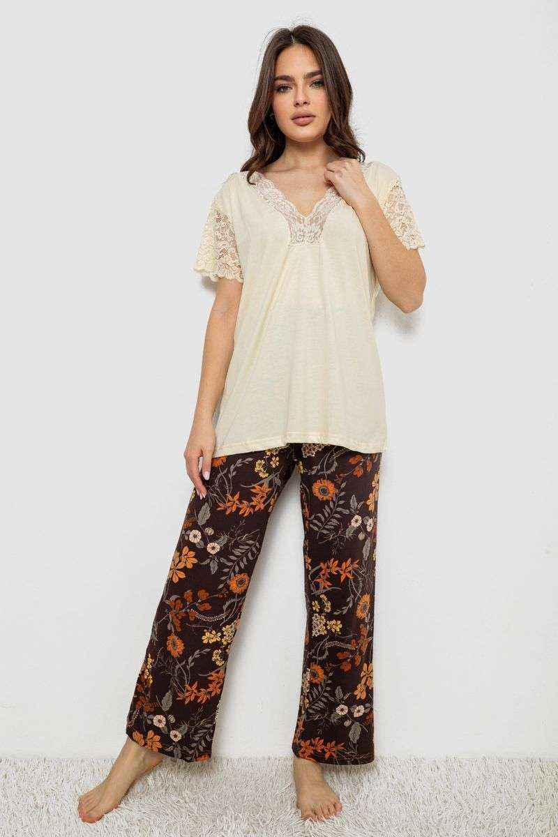 Пижама женская с принтом