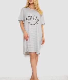 Ночная рубашка, цвет серо-белый, 238R335-3