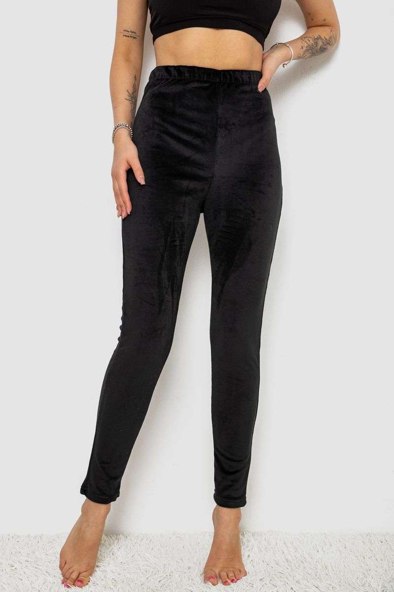 Лосины велюровые утепленные