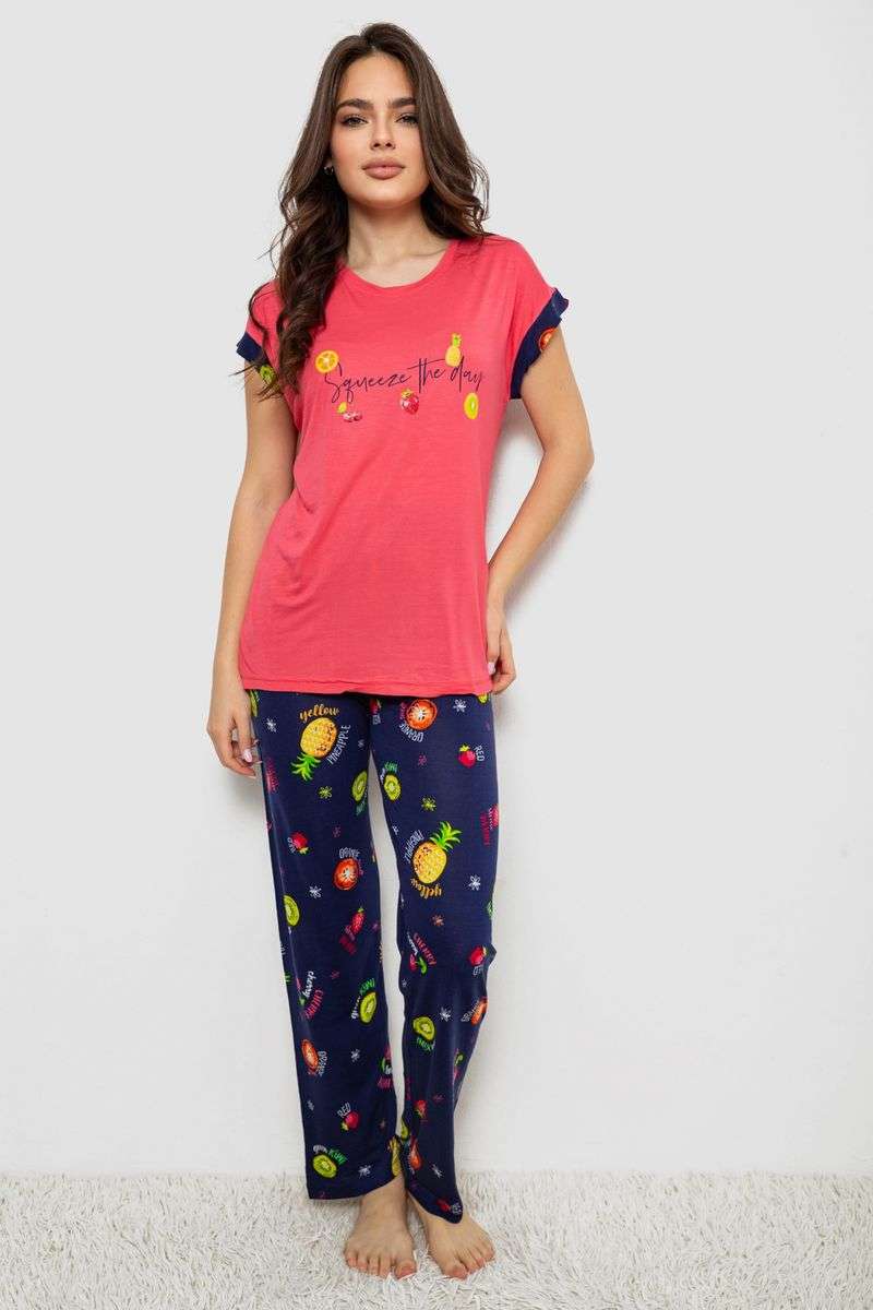 Пижама женская с принтом