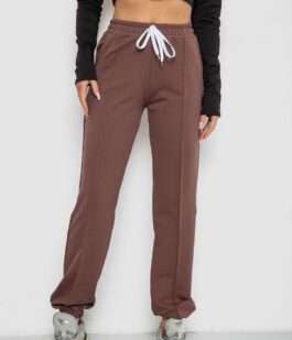 Спорт штани женские, цвет шоколад, 247R4670-1