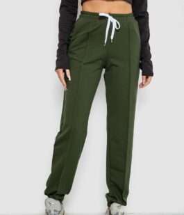 Спорт штани женские, цвет хаки, 247R4670-1