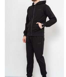 Спорт костюм мужской демисезонный, цвет черный, 241R175