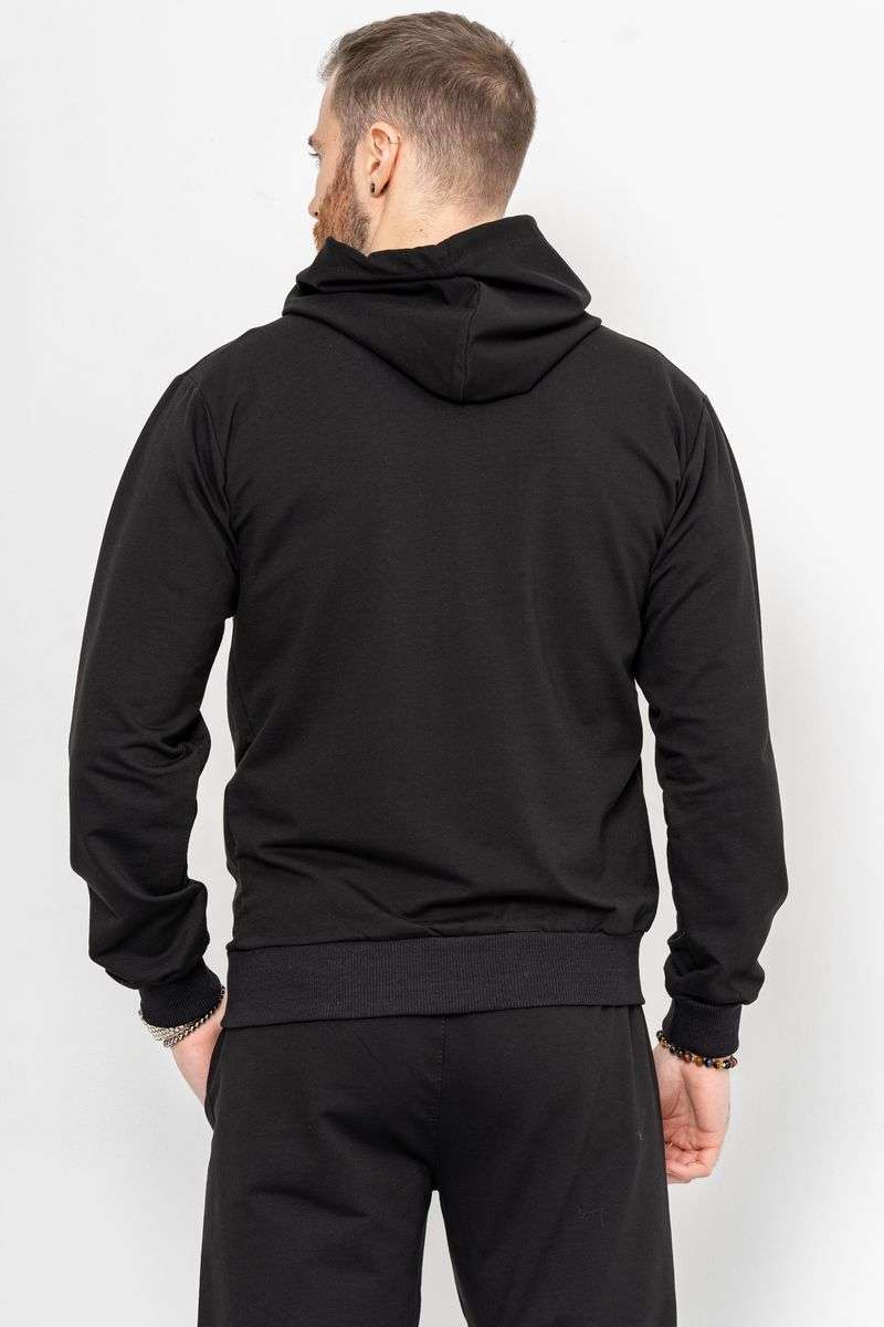 Спорт костюм мужской демисезонный, цвет черный, 241R175 — изображение 4