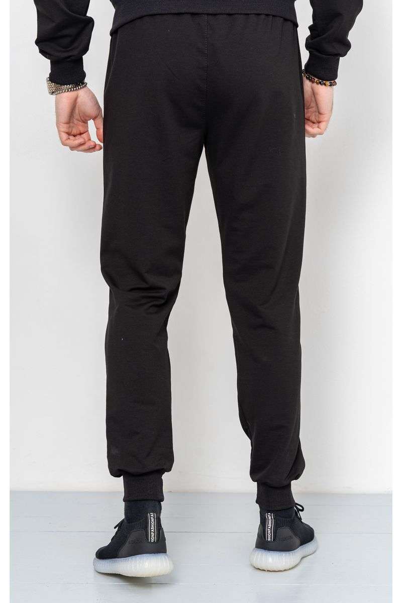 Спорт костюм мужской демисезонный, цвет черный, 241R175 — изображение 7