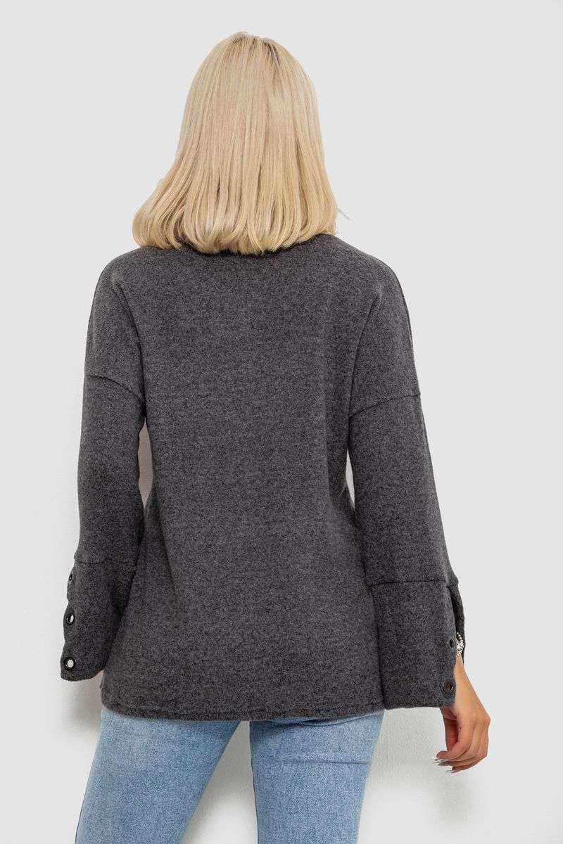 Гольф женский, цвет темно-серый, 257R111 — изображение 4