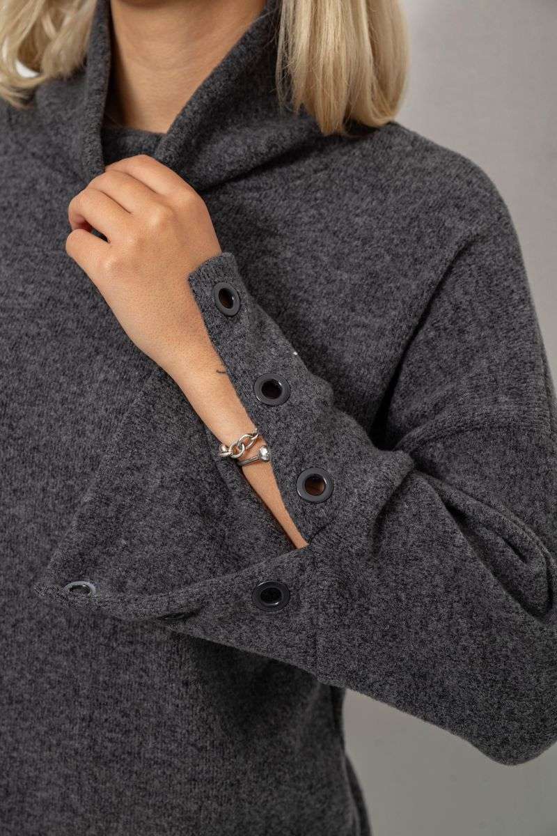 Гольф женский, цвет темно-серый, 257R111 — изображение 5