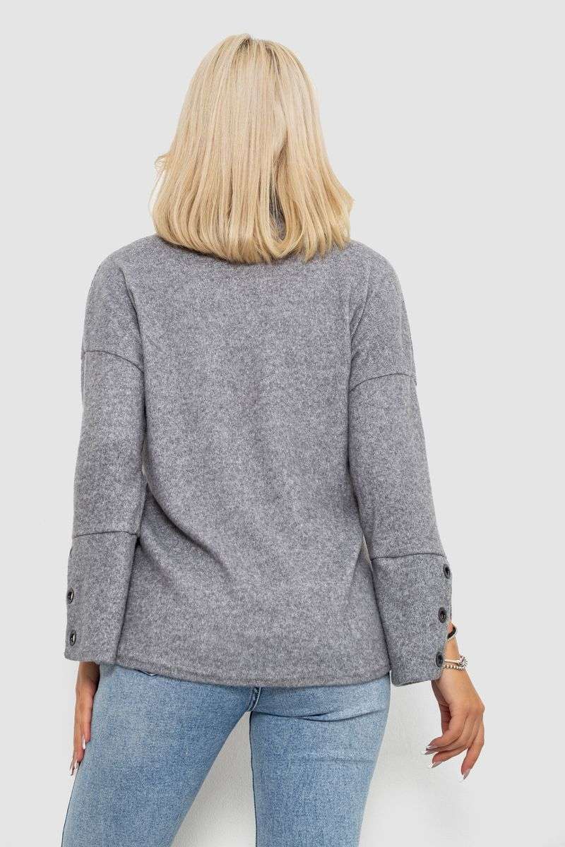 Гольф женский, цвет светло-серый, 257R111 — изображение 4