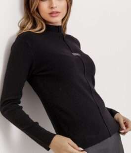 Гольф женский трикотажный, цвет черный, 204R008