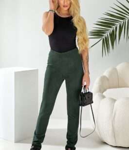 Лосины однотонные, цвет зеленый, 257R2045