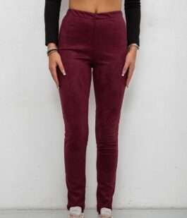 Лосины однотонные, цвет сливовый, 257R2045