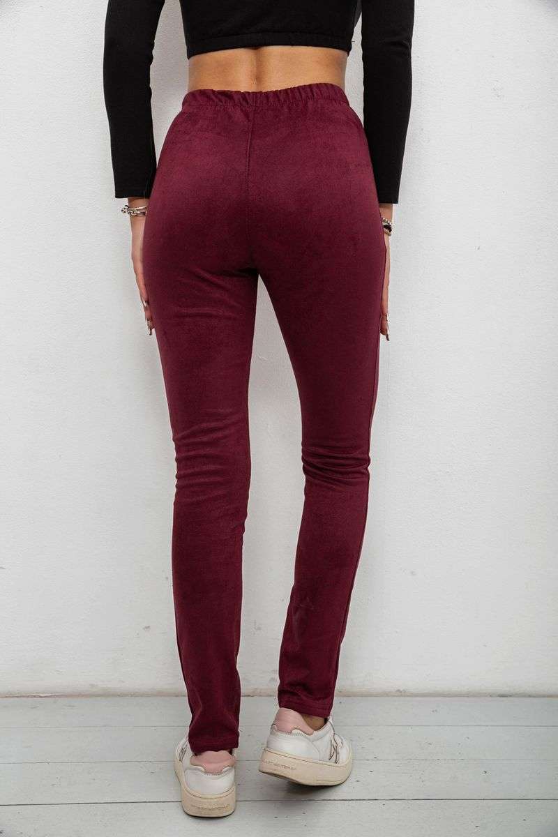 Лосины однотонные, цвет сливовый, 257R2045 — изображение 4