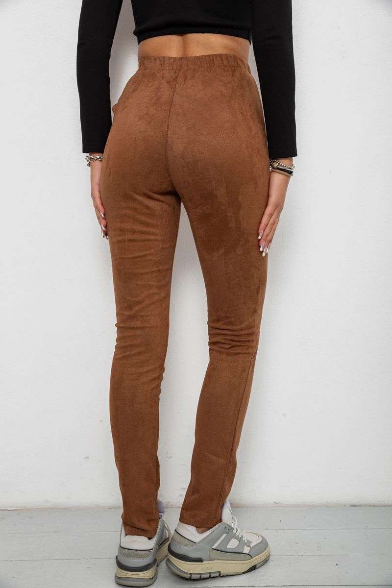 Лосины однотонные, цвет коричневый, 257R2045 — изображение 4