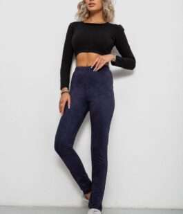 Лосины однотонные, цвет синий, 257R2045