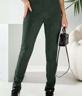 Лосины однотонные, цвет зеленый, 257R2045