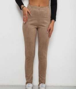 Лосины однотонные, цвет бежевый, 257R2045