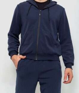 Спорт костюм мужский двухнитка, цвет темно-синий, 119R200-5