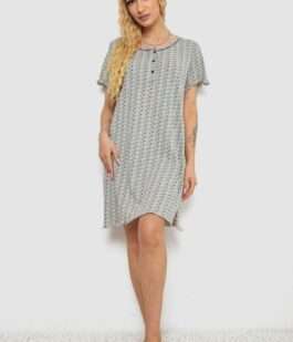 Ночная рубашка, цвет серо-синий, 238R58370-1