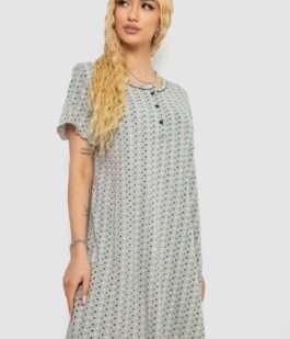 Ночная рубашка, цвет серо-синий, 238R58370-1