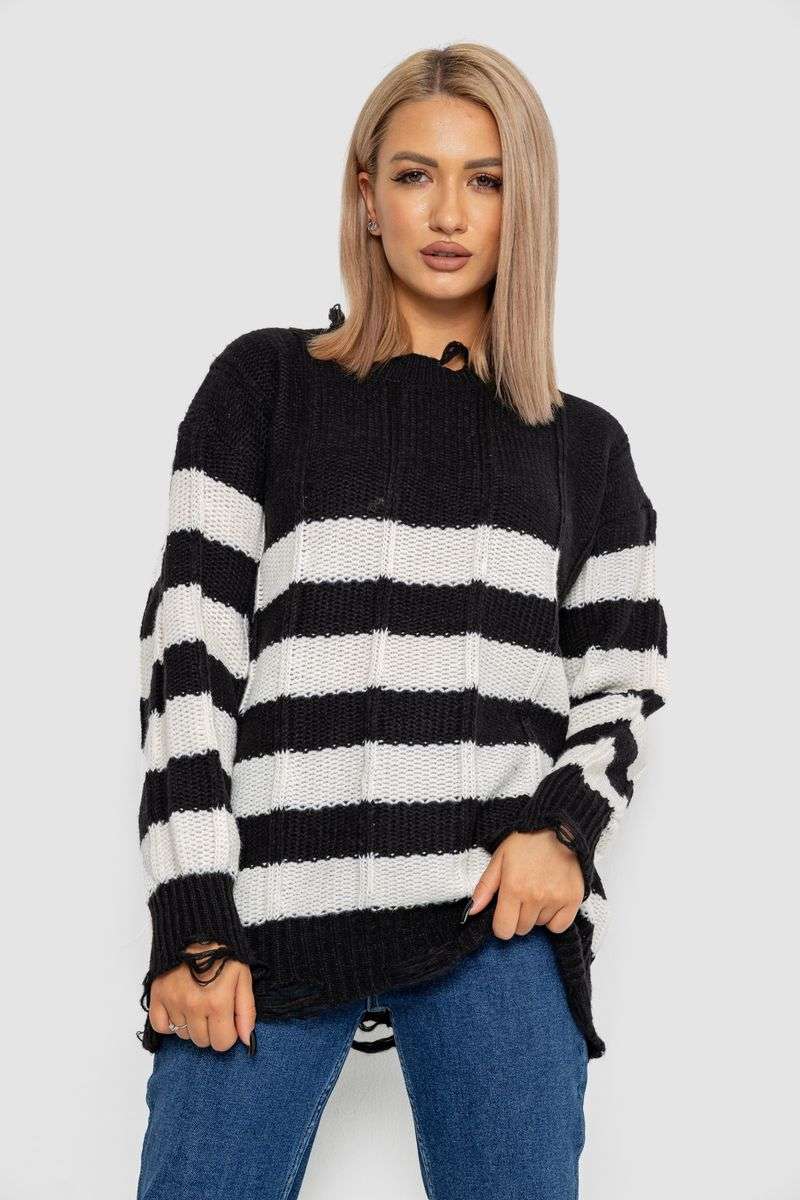 Свитер женский в полоску